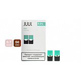 Картридж для JUUL Mint (50 мг, Salt, 0.7 мл), 2 штуки