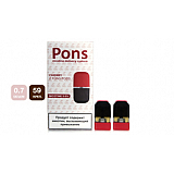 Картридж для PONS Basiс Cherry (59 мг, Salt, 0.7 мл), 2 штуки