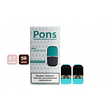 Картридж для PONS Basiс Mint (59 мг, Salt, 0.7 мл), 2 штуки