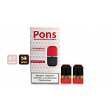 Картридж для PONS Basiс Strawberry (59 мг, Salt, 0.7 мл), 2 штуки