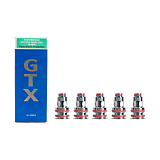 УПАКОВКА испарителей VAPORESSO GTX-2 для Luxe PM40 и Swag PX80 (Mesh, 0.8 Ohm, 12-16W), 5 штук