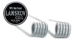 Комплект спиралей LANSKOV COIL MTL Duo Fused Fecr+N80