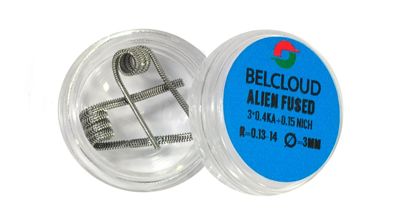 Комплект спиралей BELCLOUD Alien Fused (3x0.4 + 0.15мм), 2 штуки