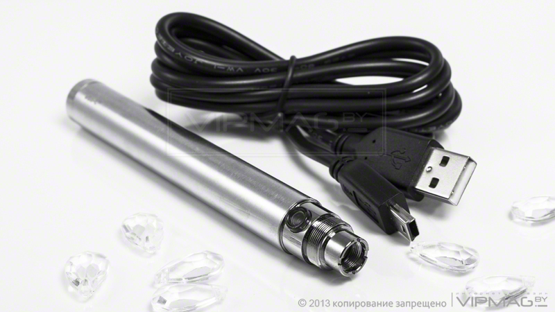 Комплектация стального аккумулятора USB для электронной сигареты Joyetech eGo-C (1000 mAh)