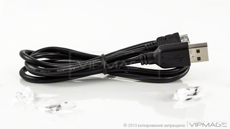 Черный кабель micro-USB для зарядки eVic и eRoll