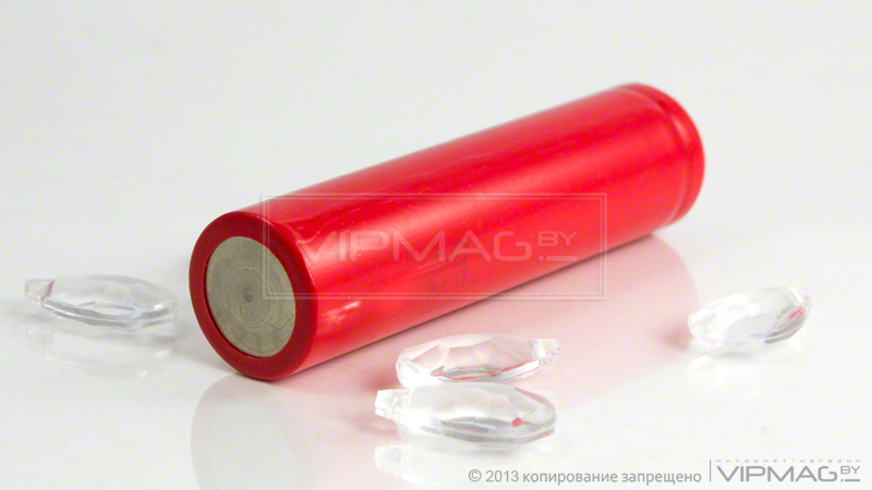 Аккумулятор для электронной сигареты iSmoka 16650 красный 2100 mAh