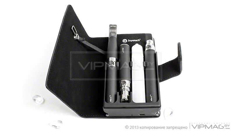 Электронная сигарета в портсигаре для Joye eGo black с подзарядкой (2000 mAh)