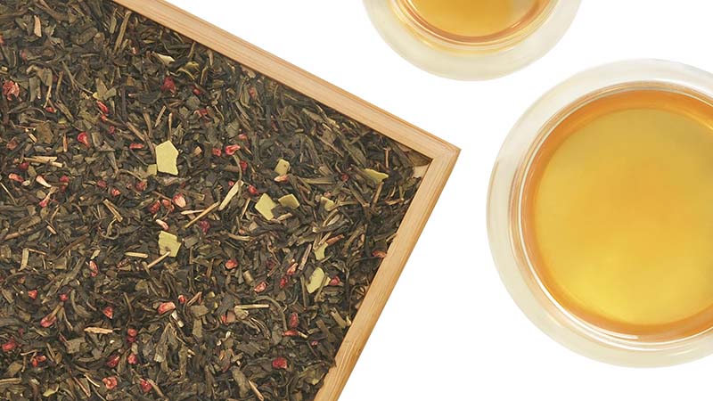 Чай VINTAGE зеленый "Малиновый бархат", 100 грамм