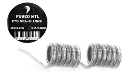 Комплект спиралей BELCLOUD Fused Clapton MTL |2x0.3+0.1мм|