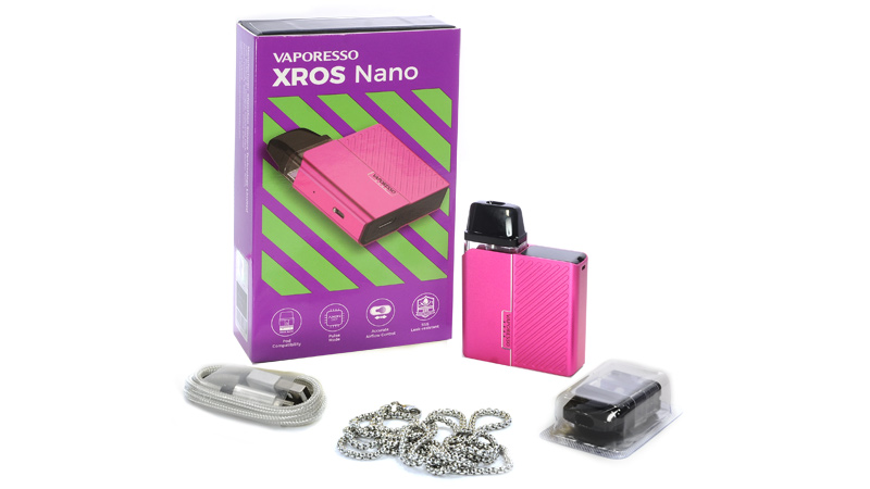 Вейп VAPORESSO XROS Nano (16W, 1000 mAh, встройка, 2 мл), Pink