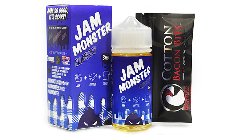 Жидкость JAM MONSTER Blueberry (100 мл, 3 мг/мл)