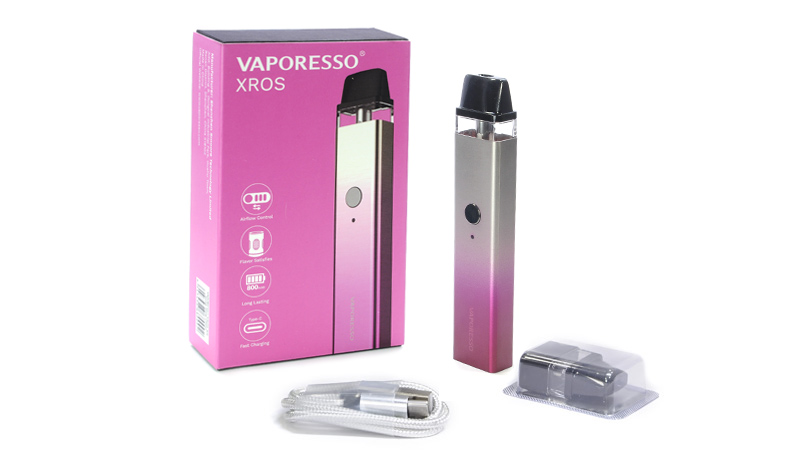 Вейп VAPORESSO XROS (16W, 800 mAh, встройка, 2 мл), Rose Pink