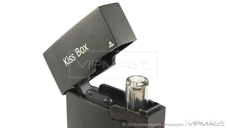 Портсигар для iKiss с подзарядкой, черного цвета