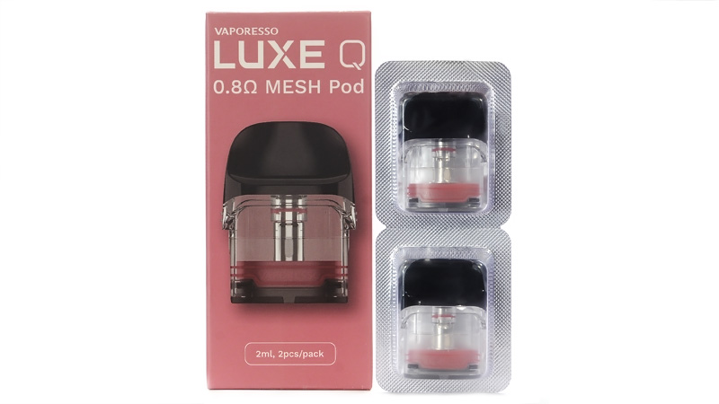 УПАКОВКА испарителей VAPORESSO для Luxe Q (Mesh, 2 ml, 0.8 Ohm), 2 штуки