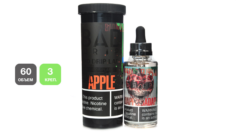 Жидкость BAD DRIP Bad Apple (60 мл, 3 мг/мл)