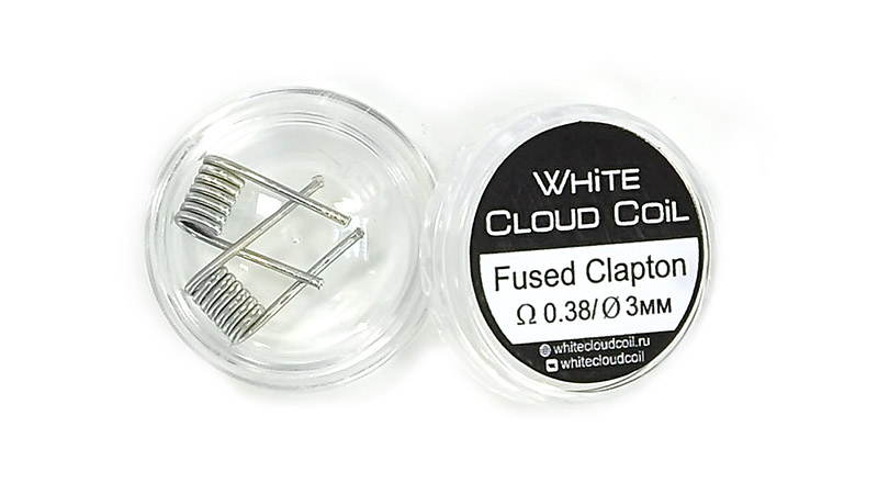 Комплект спиралей WHITE CLOUD Fused Clapton (2x0.4+0.1мм), 2 штуки