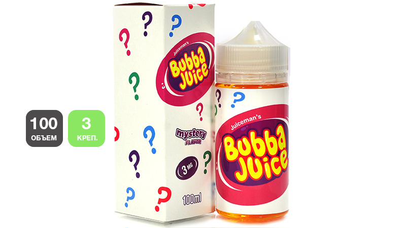 Жидкость BUBBA JUICE Mystery Flavor (100 мл, 3 мг/мл)