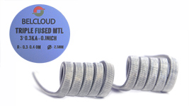 Комплект спиралей BELCLOUD Triple Fused MTL |3x0.3+0.1мм|