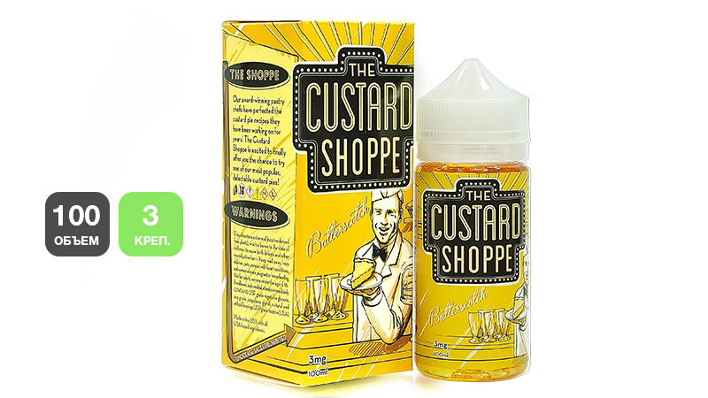 Жидкость THE CUSTARD SHOPPE Butterscotch (100 мл, 3 мг/мл)