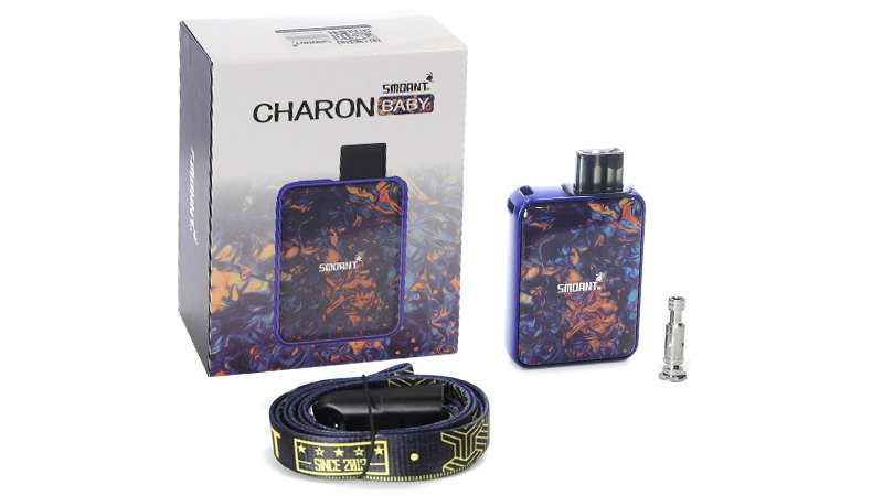 Charon Baby – максимально простой в обращении вейп, который, между тем, оснащён неплохим по ёмкости встроенным
