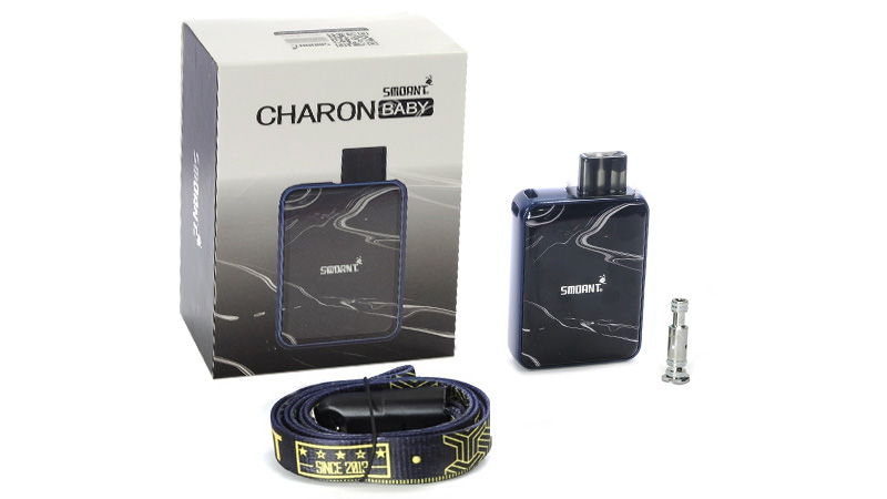 Charon Baby – максимально простой в обращении вейп, который, между тем, оснащён неплохим по ёмкости встроенным