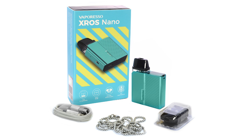 Вейп VAPORESSO XROS Nano (16W, 1000 mAh, встройка, 2 мл), Green
