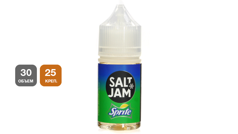 Жидкость |nic salt| JAM Sprite Frozen (SALT, 30 мл, 25 мг/мл)