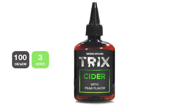 Жидкость SMOKE KITCHEN TRIX Cider with Pear Flavor (100 мл, 3 мг/мл)