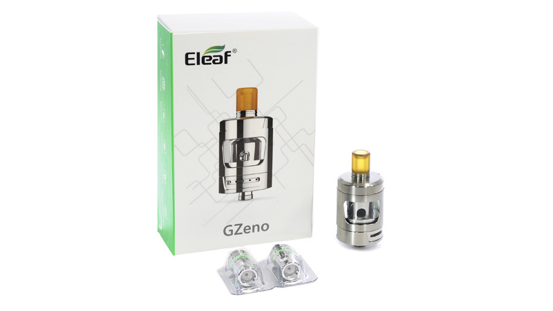 Клиромайзер ELEAF GZeno (24.5 мм, 4 мл), стальной