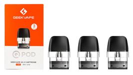 Упаковка испарителей GEEKVAPE Q для Wenax Q Pro |2 мл, 3 штуки|
